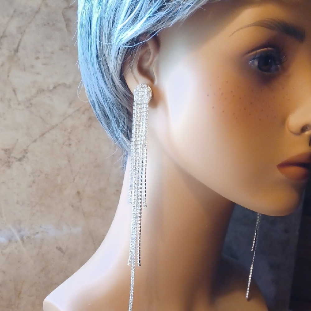 Elegant Silver Dangle Earrings